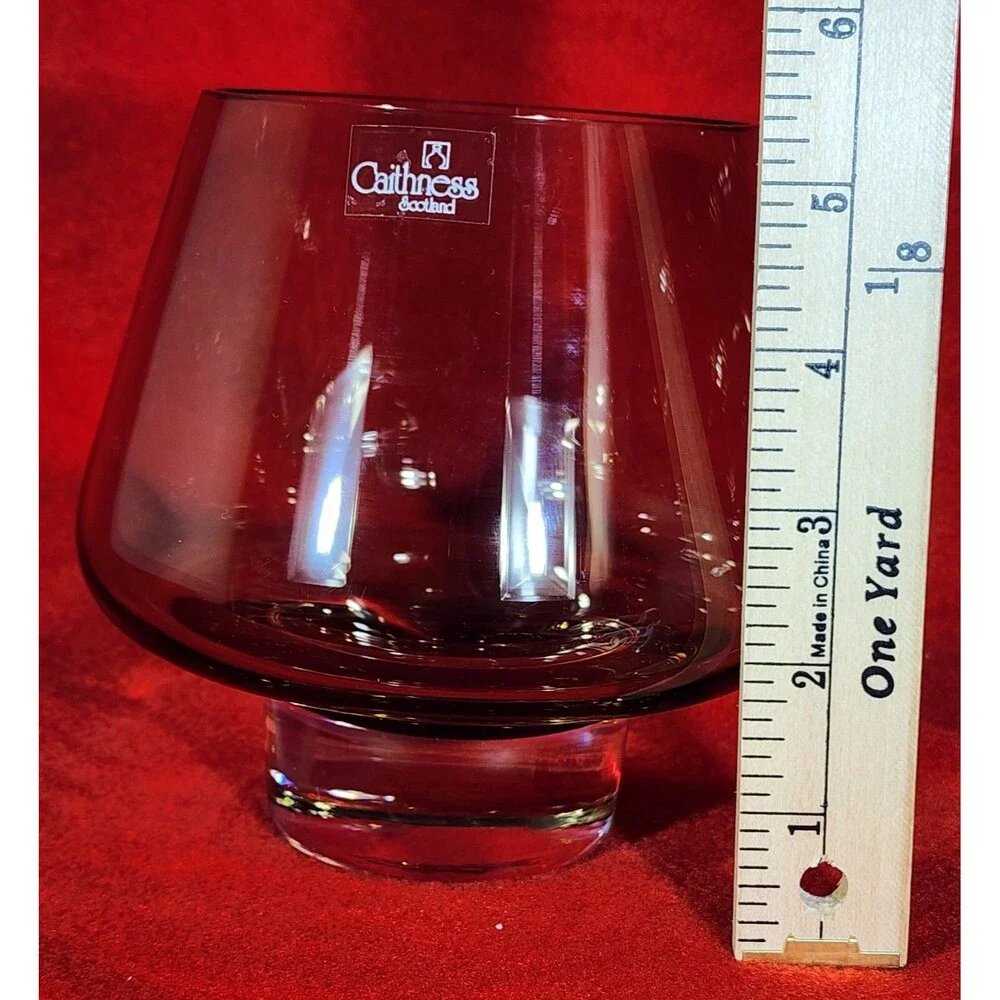 Vintage Caithness Glass flower bowl.
